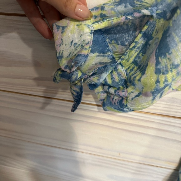 Ruby Rd. Multicolor Tie-Dye Button Down Shirt - Picture 7 of 9